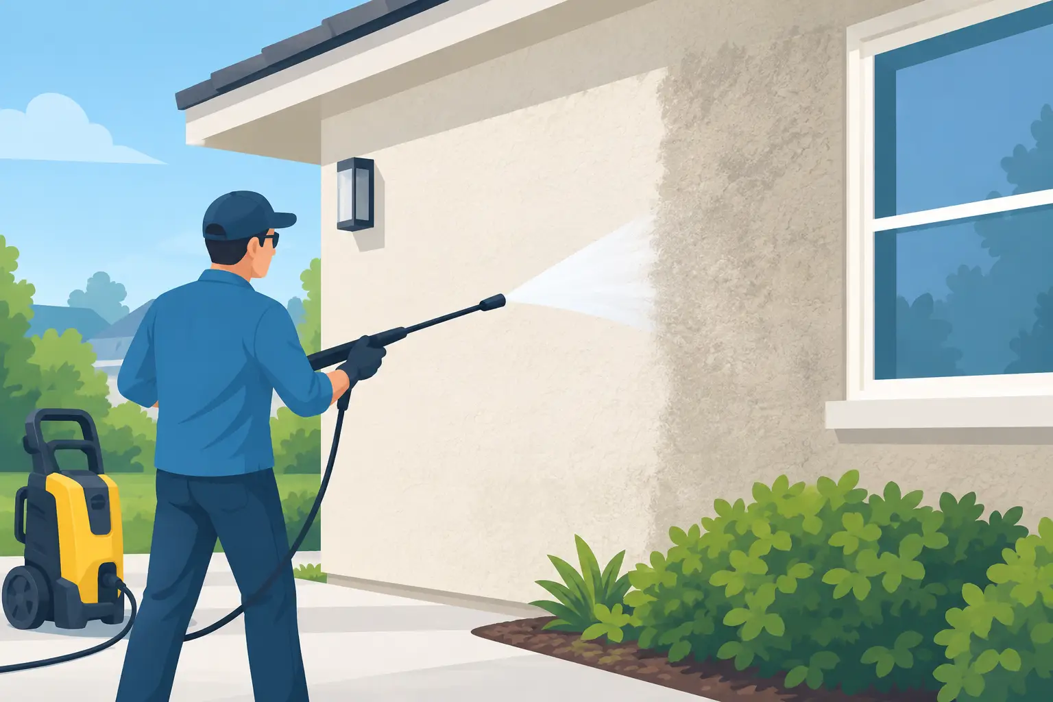 How to Wash Stucco Without Damage Safely
