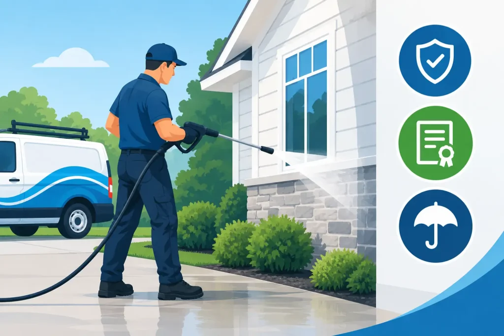 Why Hire a Licensed Insured Pressure Washing Company