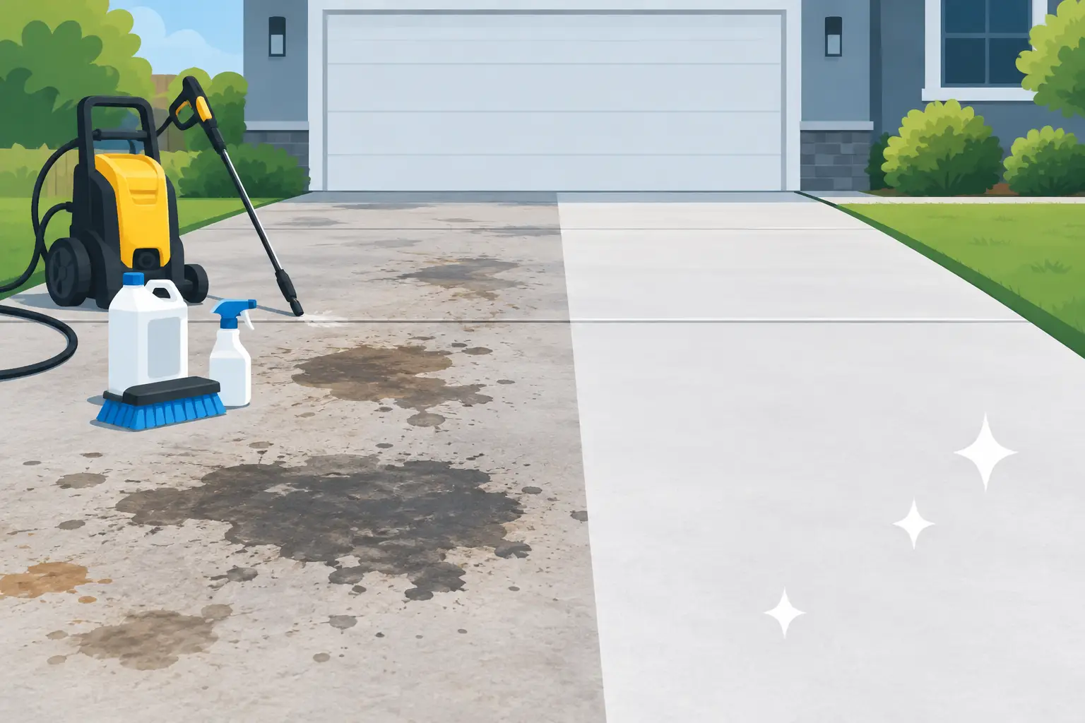 Best Driveway Stain Removal Methods That Work