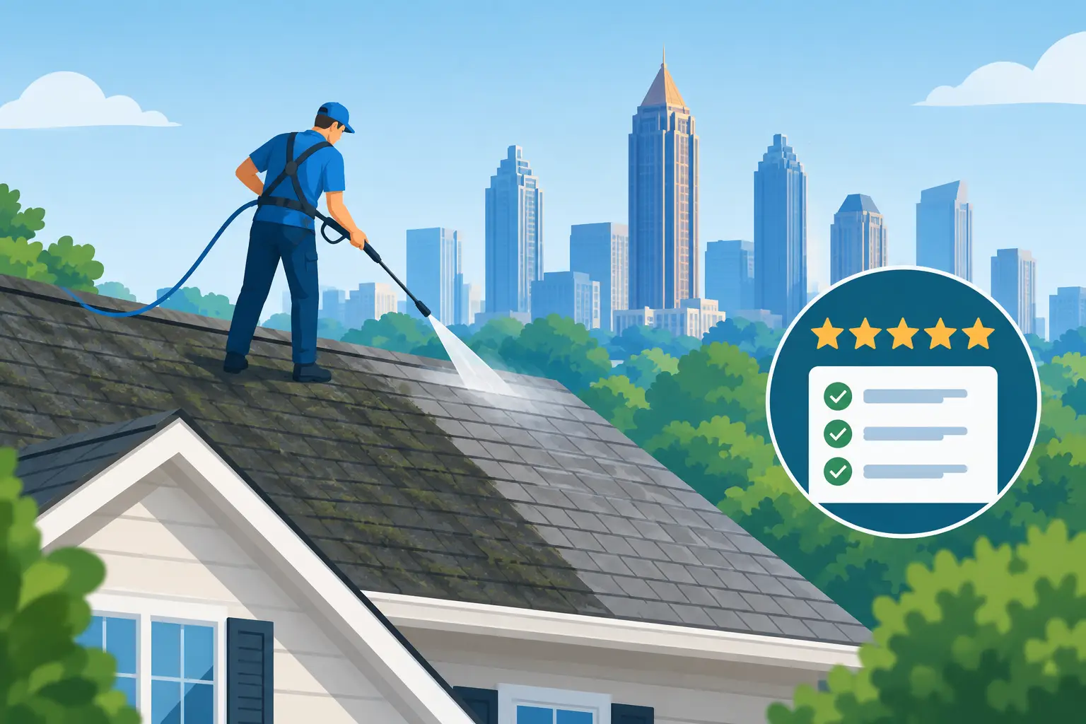 Roof Cleaner Ratings: What Atlanta Owners Should Check